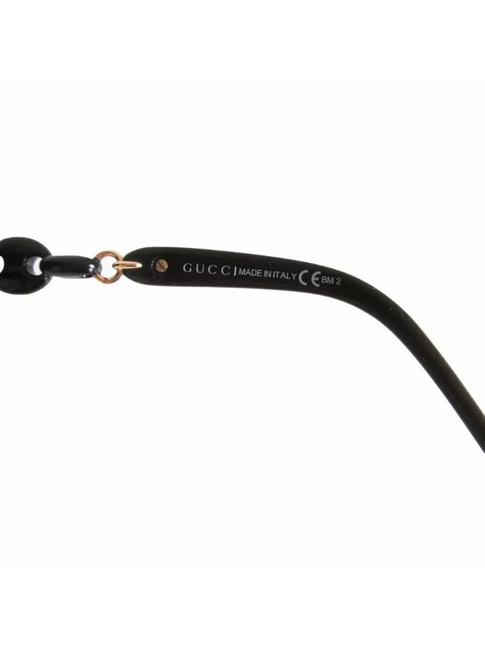 Gucci Sunglasses Marina Chain Gradient Lens Dark Brown Eyewear